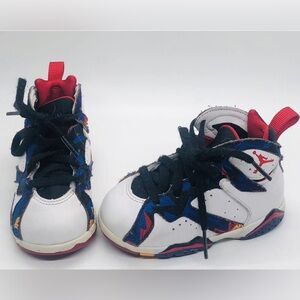 Nike Air Jordan 7 Retro "Nothing But Net" Ugly Sweater Youth Size 6C 304772-142